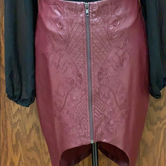 Hommage High Low Midi Skirt - Picture 6 of 12